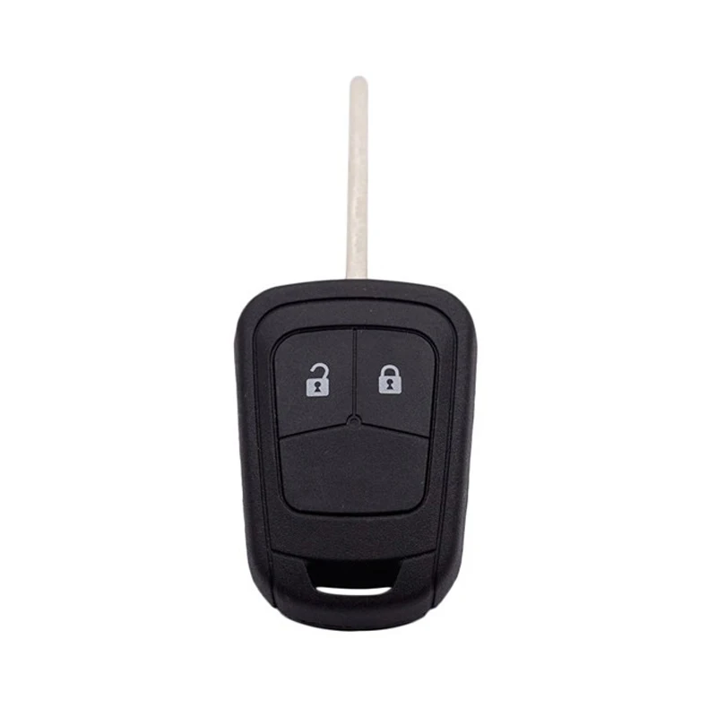 

1pc Remote Key Black Fob Case 2 Button Car Key Case For Vauxhall Opel Astra J Insignia Corsa D E Meriva Car Accessories