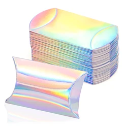 Pillow candy gift box DIY holiday wedding Christmas small carton silk scarf packaging box paper folding