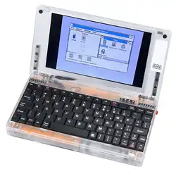 For IBM PC Compatible Handheld Computer Pocket 8086 DOS Win Ver 3.0 Retro Notebook VGA Graphics Card 8086 CPU 640KB RAM Laptop