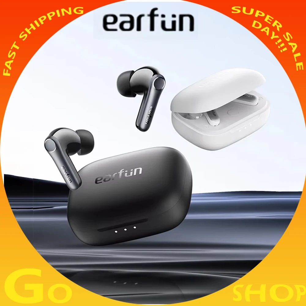 

New Earfun Air Pro 4 Bluetooth Wireless Headphone Active Noise Reduction Long Battery Earphone Life High Sound Quality Pc Gamer