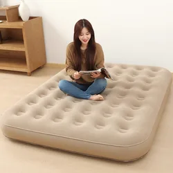 Sofá cama inflable Sexy para exteriores, cama de aire para parejas, sofá de aire natural romántico, colchón de habitación interior, material de Camping glamuroso