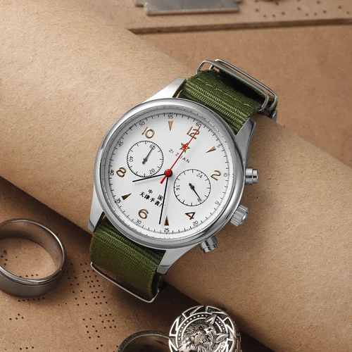 Imagen 2 del producto 2026 nuevos relojes para hombres 1963 piloto reloj automático 40mm impermeable retro cronógrafo de cuarzo reloj de vestir vintage