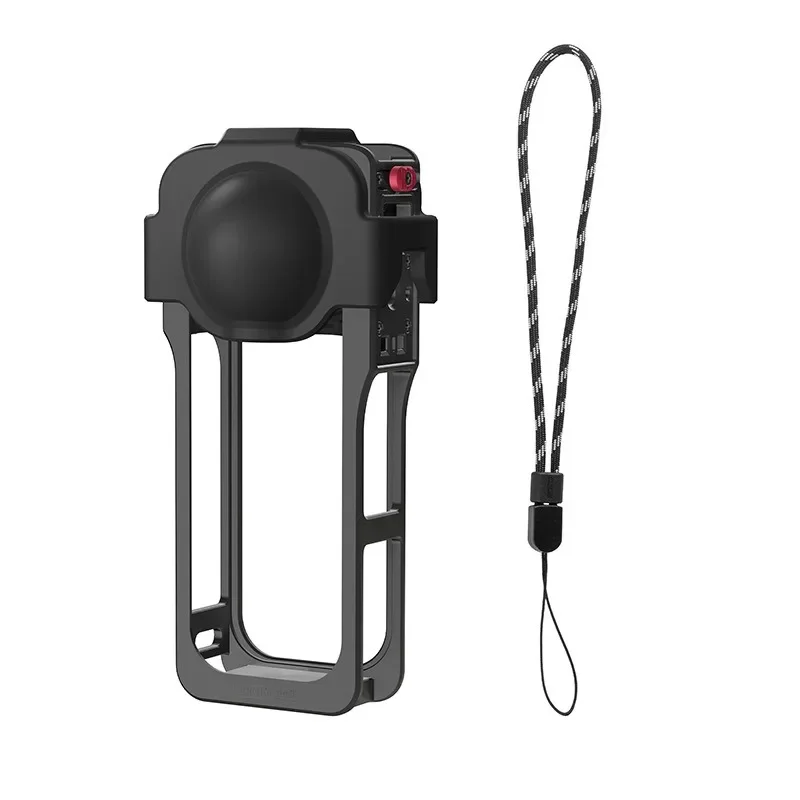 

Подходит для Insta360X5, специальная металлическая защитная рамка-клетка, аксессуары для экшн-камер, бесплатная защитная крышка для объектива, ремешок на руку.