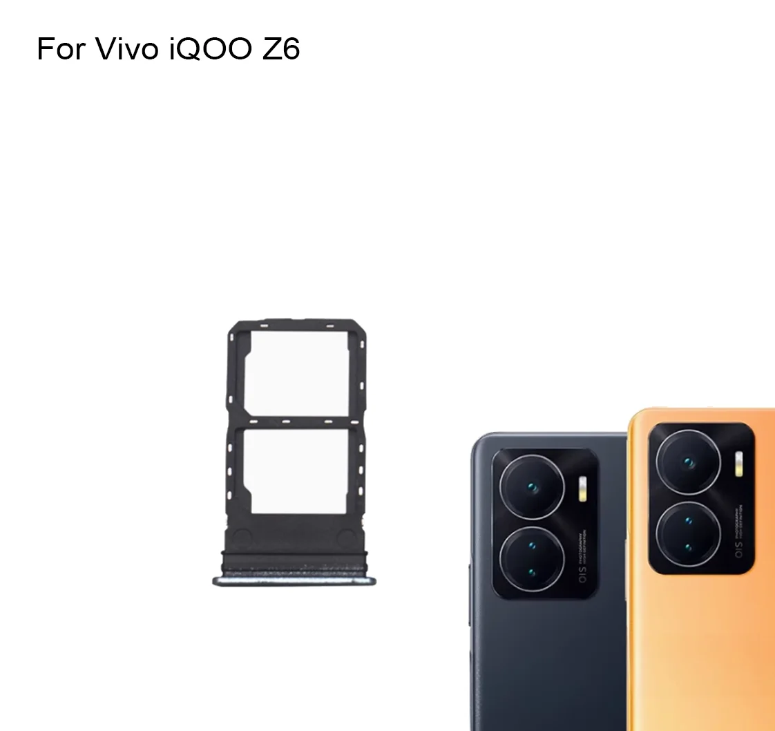 

Для Vivo iQOO Z6, протестированный хороший держатель для SIM-карты, лоток для карт, слот для Vivo iQOO Z 6, держатель для SIM-карты
