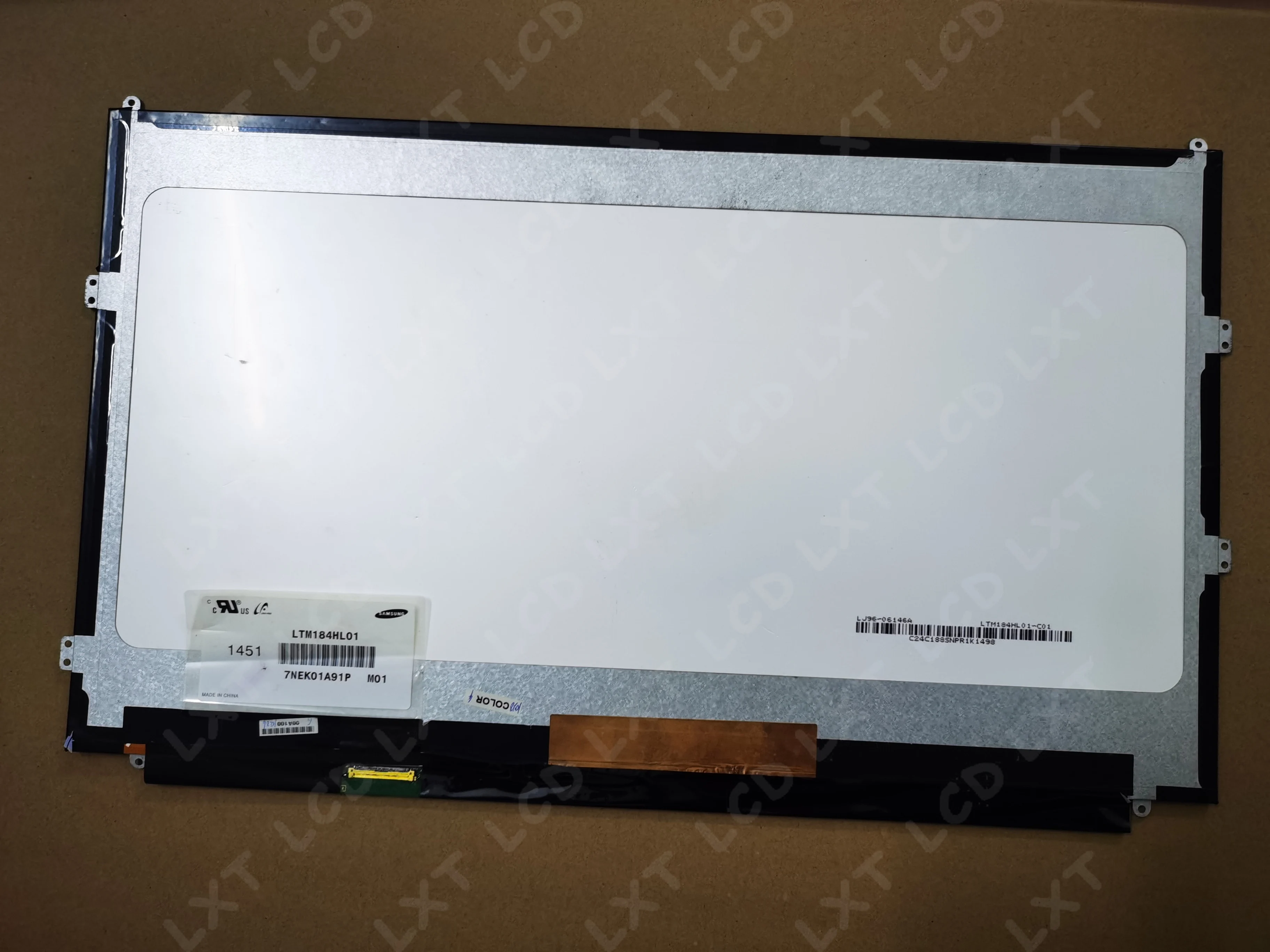 

LCD Screen Display Panel For LTM184HL01 Original 18.4Inch Screen Tested In Stock