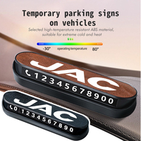 Car Universal Temporary Parking Phone Number Plate Sticker For JAC RF8 M3 M4 X8 Plus A5 E10X QX T6 T8 Pro T9 J3 J2 S5