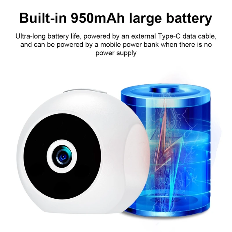 FULL-1080P Беспроводная Wi-Fi камера с цифровым зумом AI камера обнаружения человека ночного видения детская IP-камера наблюдения