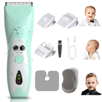 Quiet Baby Hair Clipper Electric Rechargeable Kids Hair Trimmer for Children Grooming Haircut Machine Ceramic Blade Waterproof