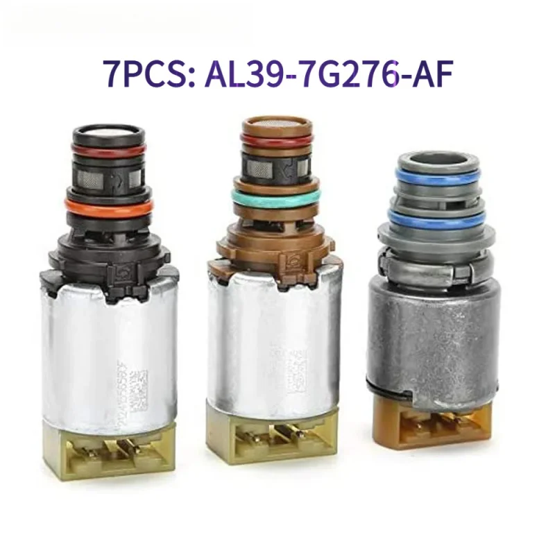 6R80 7PCS Transmission Valve Body Solenoids Kit AL39-7G276-AF For Ford/Explorer/Ranger/Mustang/Everest/F-150 2011-2017