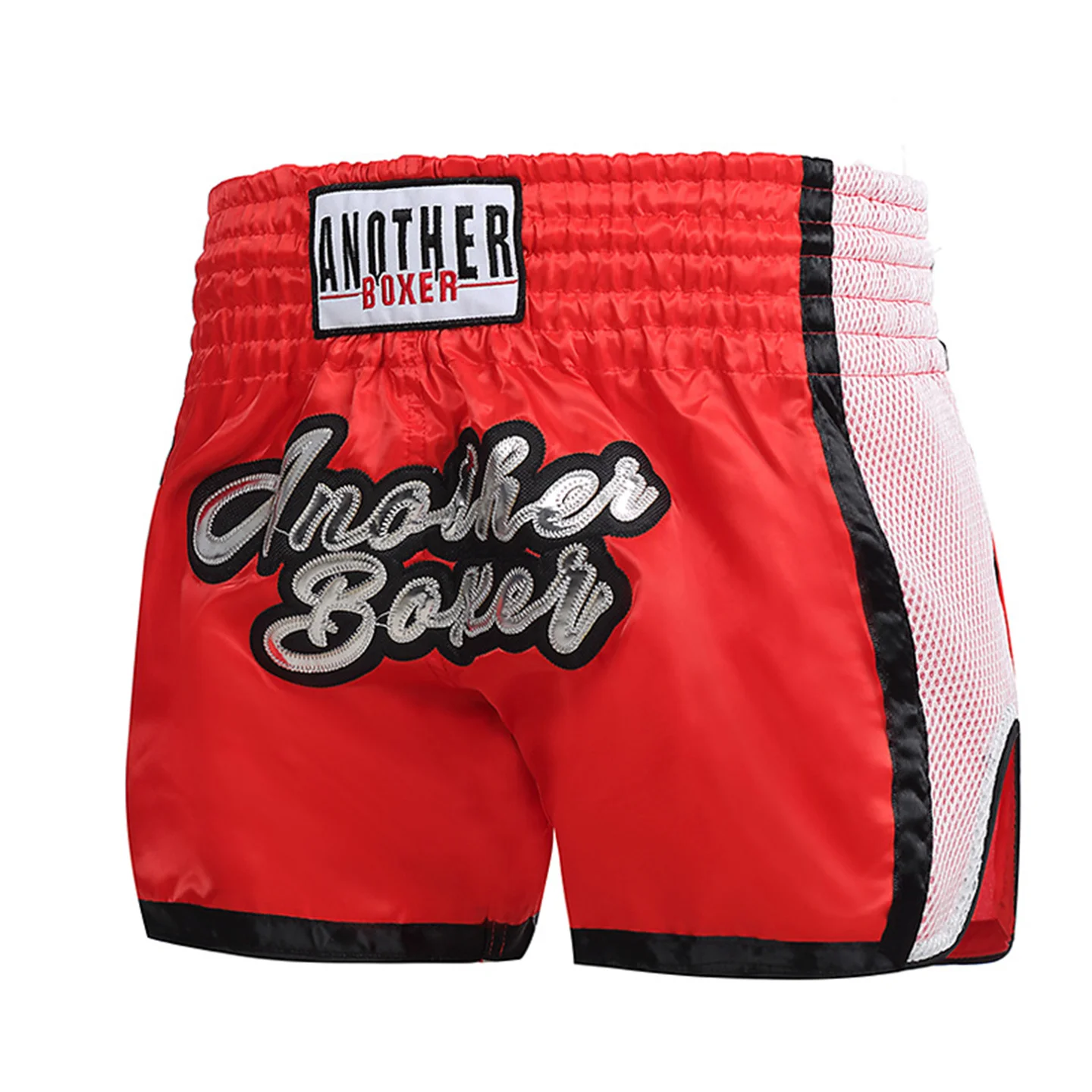 Muay Thai Shorts Authentic Embroidery Boxing Trunks Adults And Children Free Fighting Sanda Martial Arts Training Half Pants