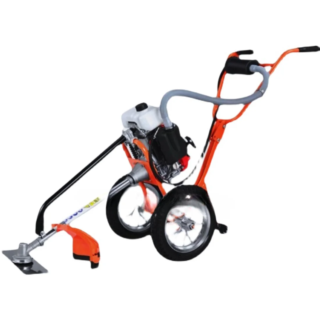 Hand Push Lawn Mower Brush Cutter Multifunctional Gasoline Small Ripper Ditching Machine Agricultural Lawn Mower