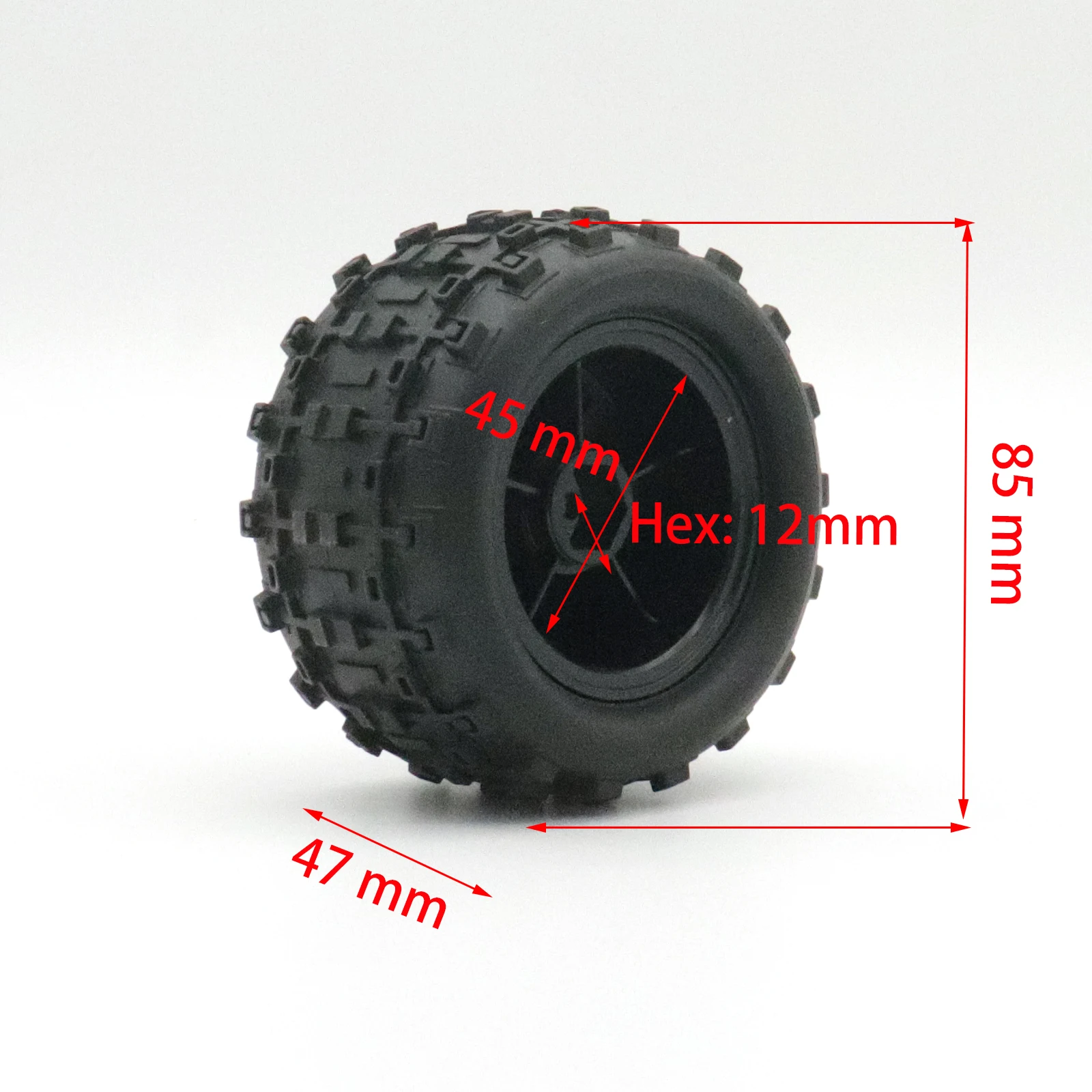 Monster Truck Body Shell Wheel Tire for MJX Hyper Go 14210 H14BM 1/14 RC Car Upgrade Parts Accessories Toys-Hobbies