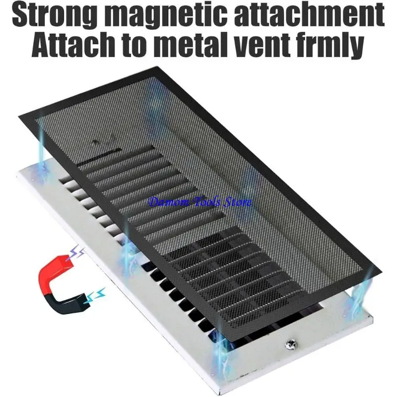 57BE Air Vent Covers PVC Not Crack Design Double Meshing Filter Universal for HVAC System Home Defense