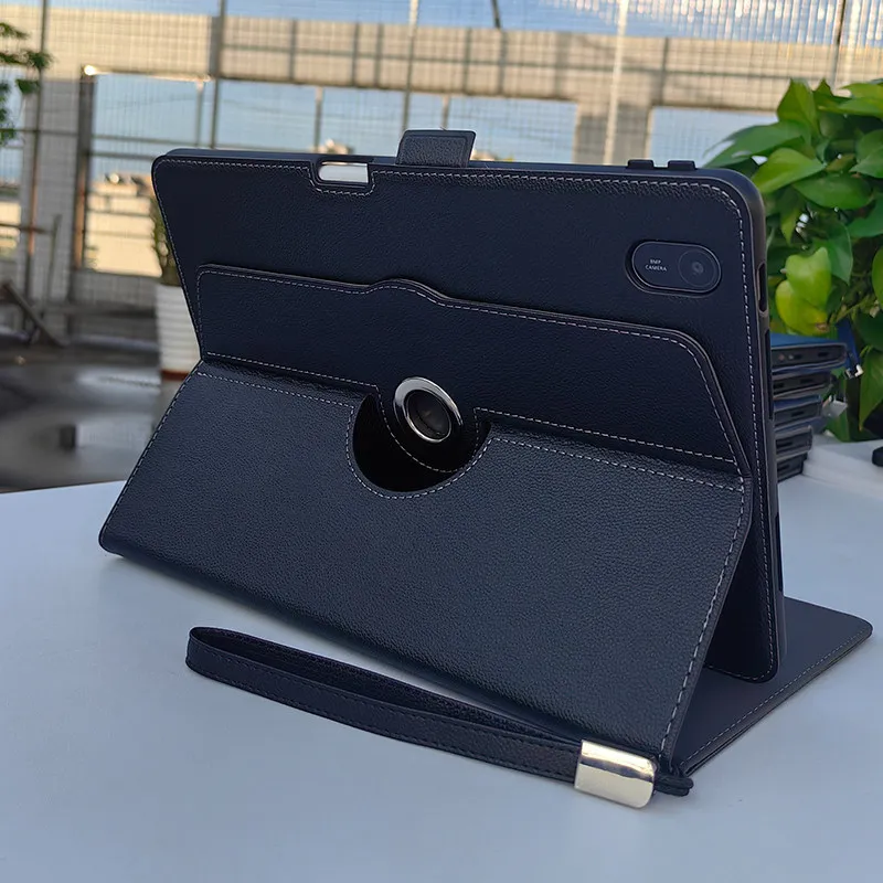 huawei-matepad-12x-lrt-w09-bky-w09-2026-2025-2024-12インチ用360度回転puレザーケース（ペンホルダーとハンドストラップ付き）