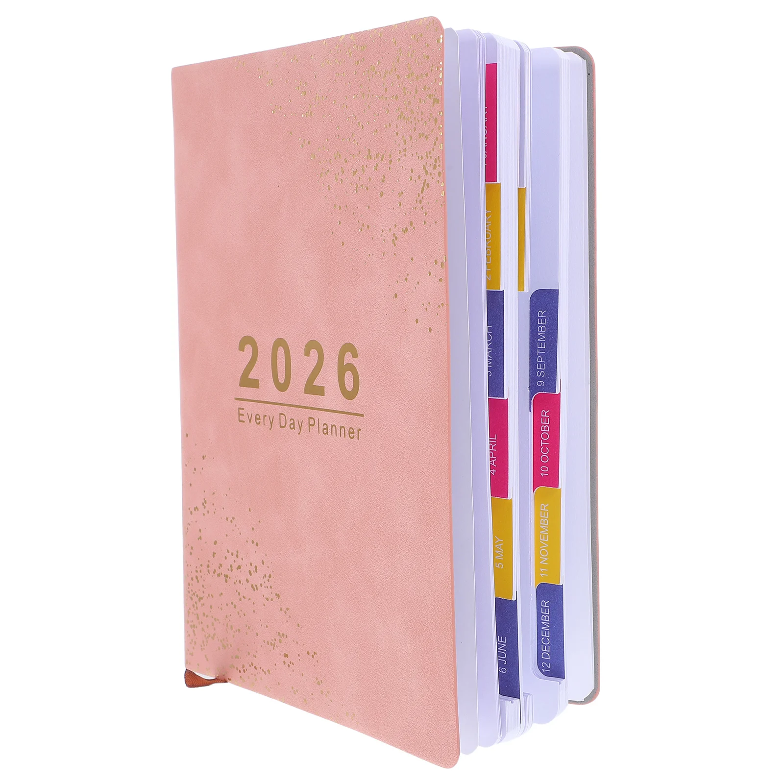 

2026 Daily Planner A5 Hardcover January to December Monthly Weekly Calendar Organizer for School Office Home Use