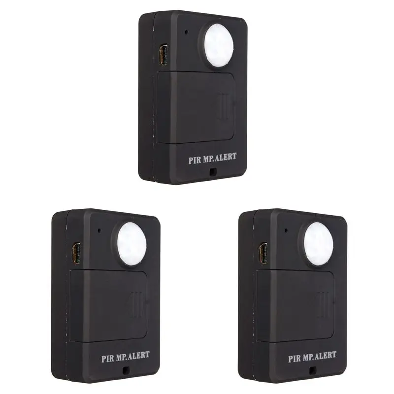 3X Mini GSM PIR Alarm Motion Sensor Alarm Infrared Wireless GSM Alarm Motion Detector With EU Plug-Y41A