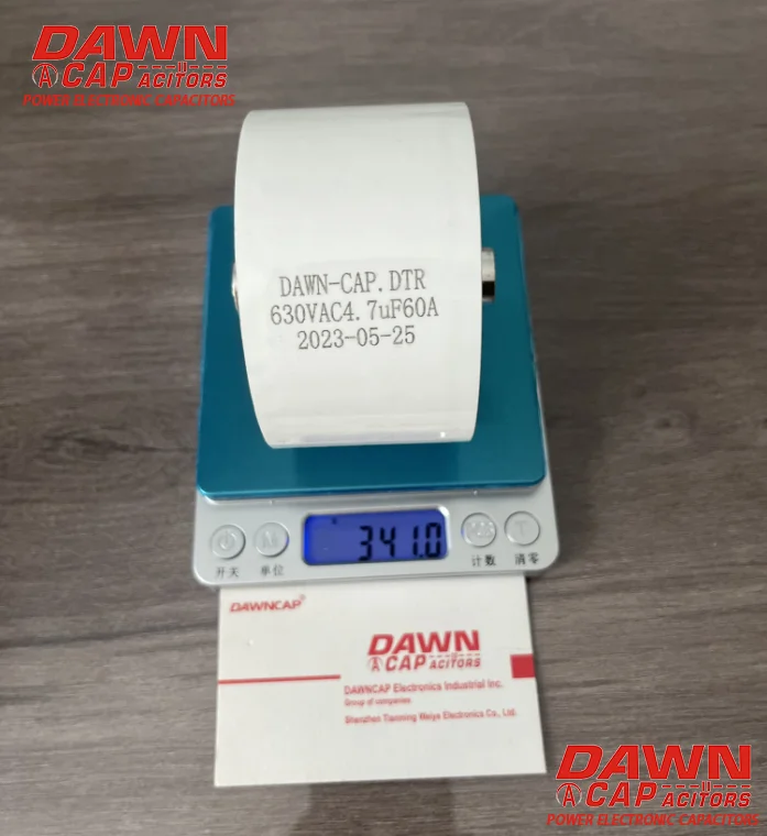 DAWNCAP DTR  4.7UF  630VAC 60A  Resonant  Capacitor 85MM*50MM  M6