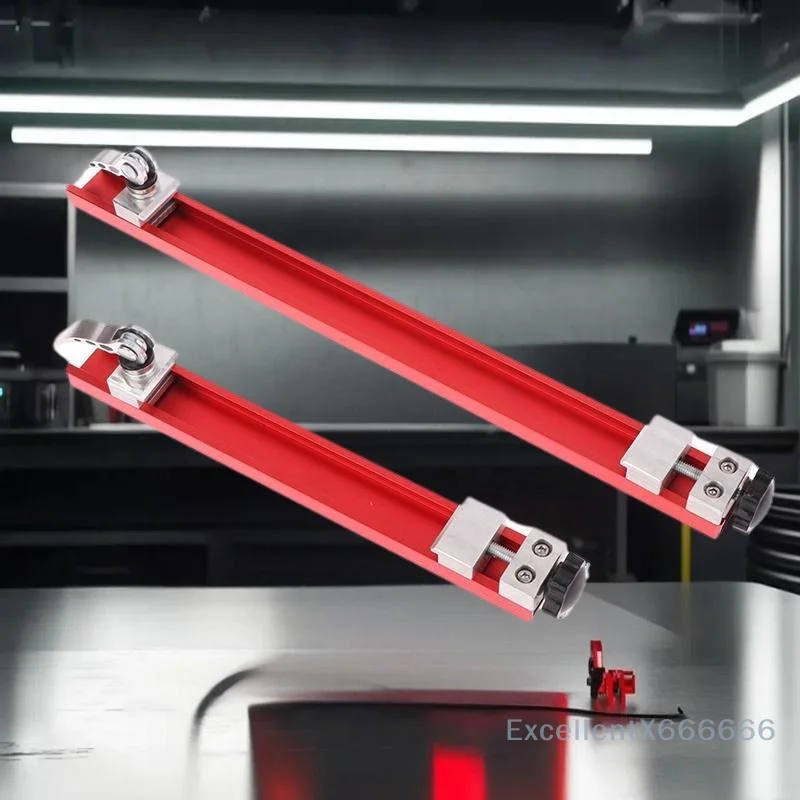 รางเลื่อยวงเดือนปรับได้ ผลิตจากอลูมิเนียมอัลลอยด์ พร้อมฐานรองสำหรับเครื่องมือตัดงานไม้