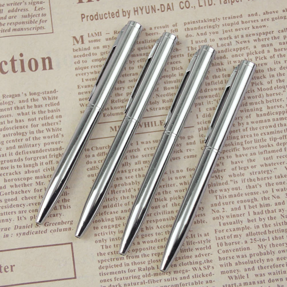 Mini Metall Kugelschreiber rotierender Stift im Taschen format tragbarer Kugelschreiber kleiner Öl stift exquisite kurze 823 neu