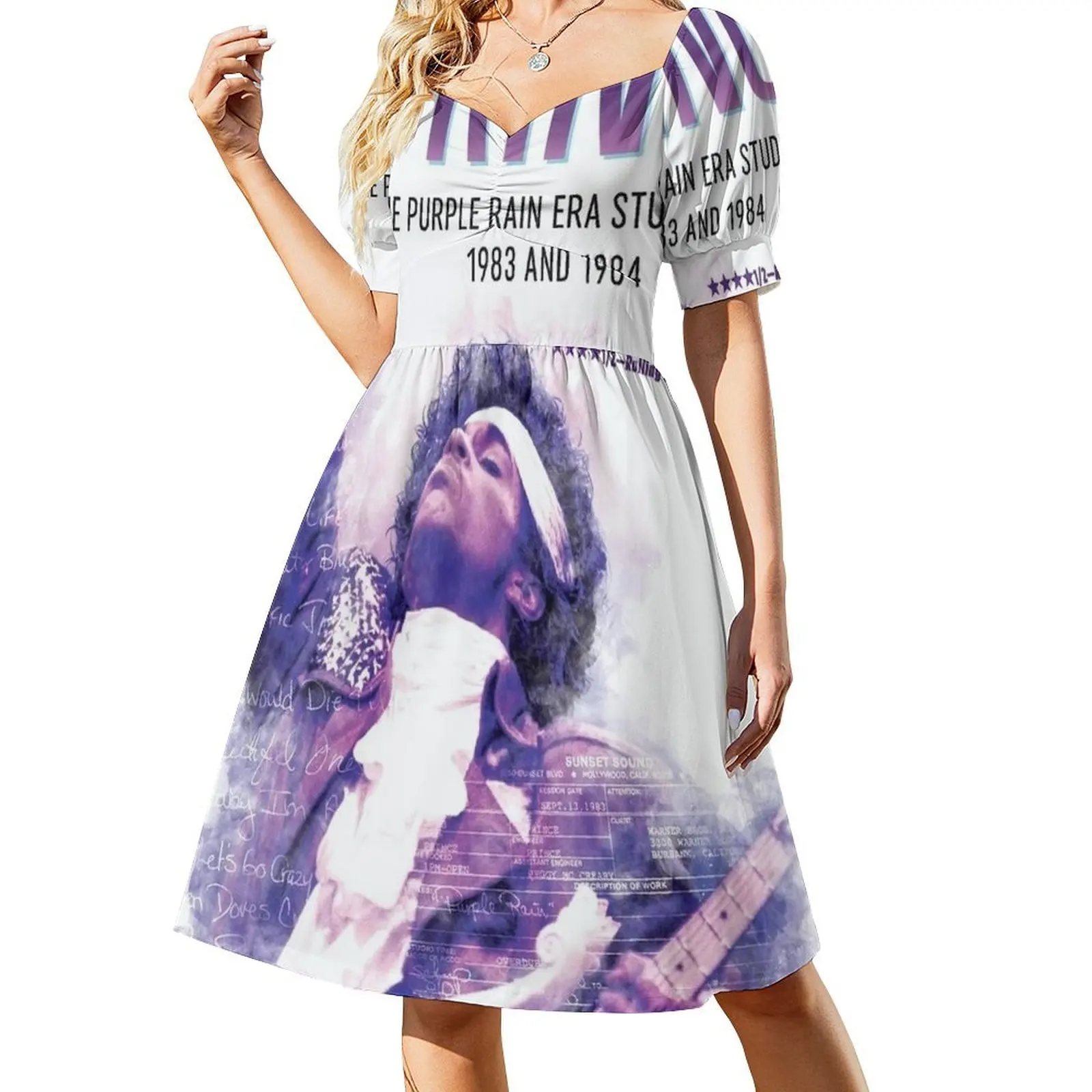 

The Purple Rain Short Sleeved Dress dress women summer 2025 dress for woman