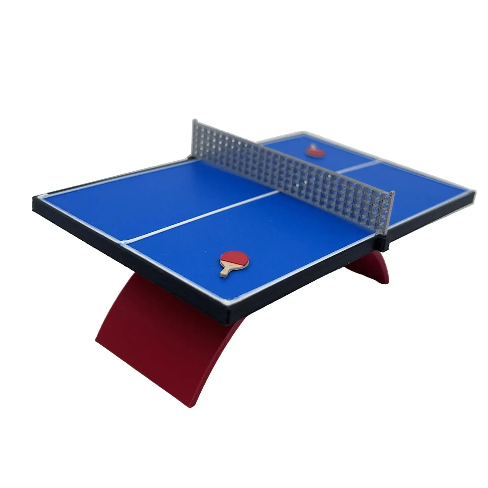 1/12 Miniatuur Tafeltennistafel Model DIY Projecten Ambachtelijke Zandtafel Layout