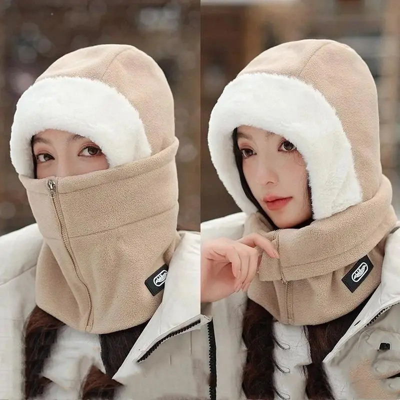 قبعة مقاومة للرياح في الشتاء لركوب الدراجات، قناع وجه سميك ودافئ لحماية الأذن، عصابة رأس لركوب الدراجات، قبعة قطنية مقاومة للبرد #3