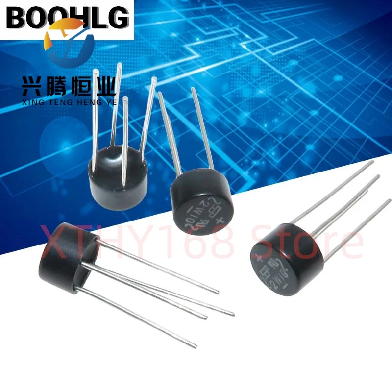 10PCS 2W10 2A 1000V Diode Bridge Rectifier 2w10