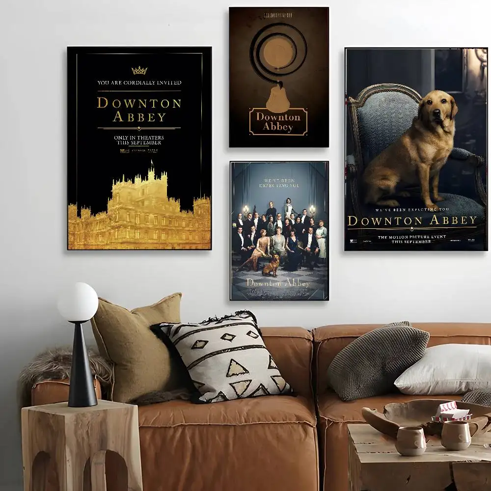 الدراما التاريخية التلفزيون D-Downton Abbey المشارك قماش اللوحة المشارك مع المطبوعات غرفة نوم المنزل غرفة المعيشة الديكور هدية