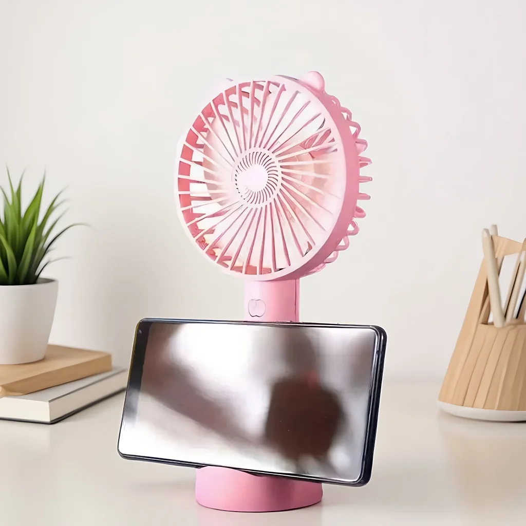 

3-скоростной карманный вентилятор BreezeMate Pro USB-C — 360 градусов ° Бесшумное охлаждение 12 часов работы для быстрой зарядки в офисных путешествиях