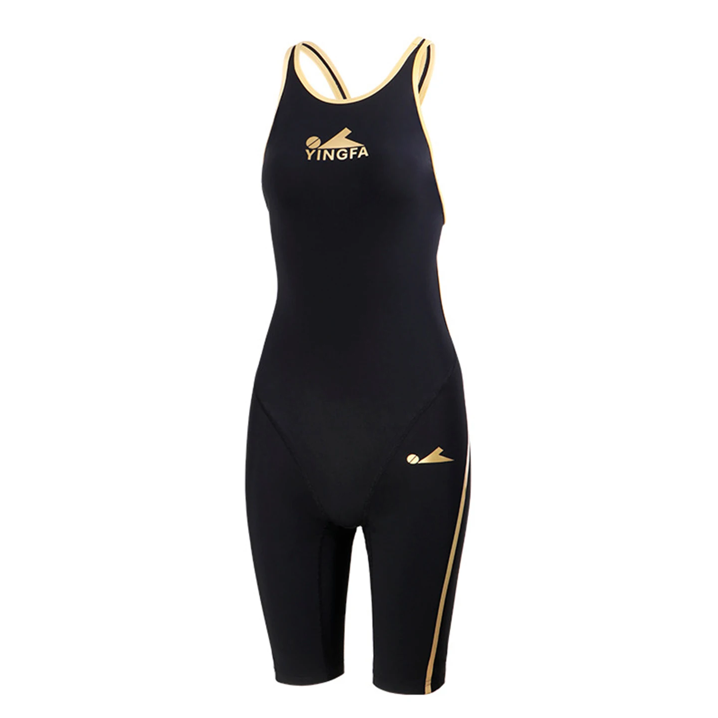 Yingfa 8030 Professional Racing Women's Training Quick-Dry One-Piece Five-Point Competitive Swimming Suit