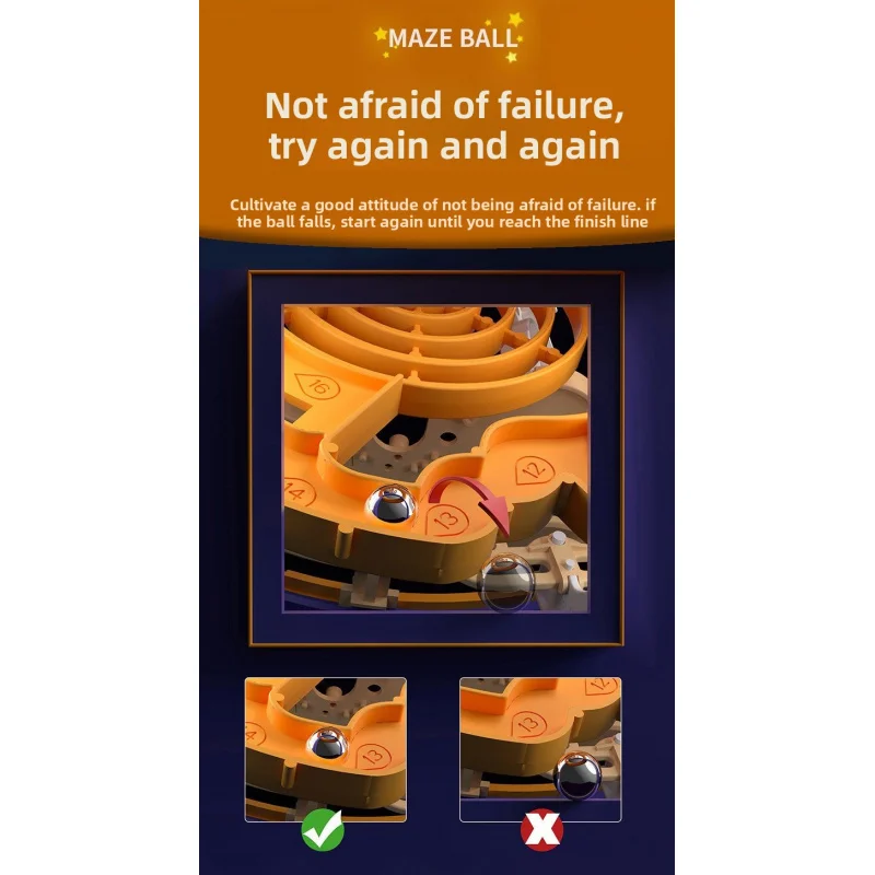 كرة المتاهة ثلاثية الأبعاد ثلاثية الأبعاد، كرة الذكاء، كرة المشي الكبيرة، لعبة تعليمية خيالية