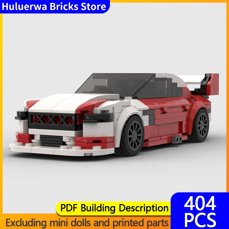 

Модель городской автомобиль MOC, строительные кирпичи FG-X V8, суперкар, гоночный автомобиль, модульная технология, детские праздничные подарки, сборка игрушек, костюм