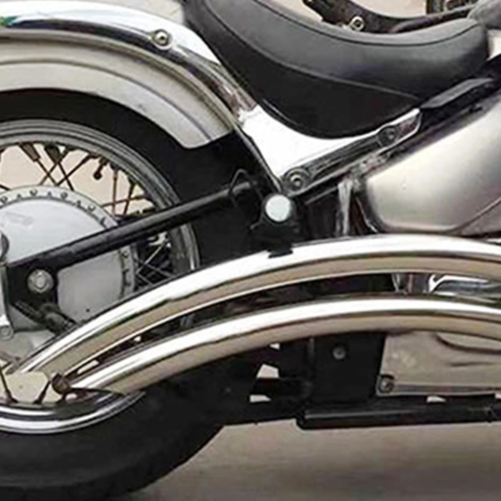 Motorcycle Handmade Full Exhaust System Dual Exhaust Muffler Pipe For Yamaha DRAGSTAR V Star 400/650/XV400/ XVS400/650 1991-2017
