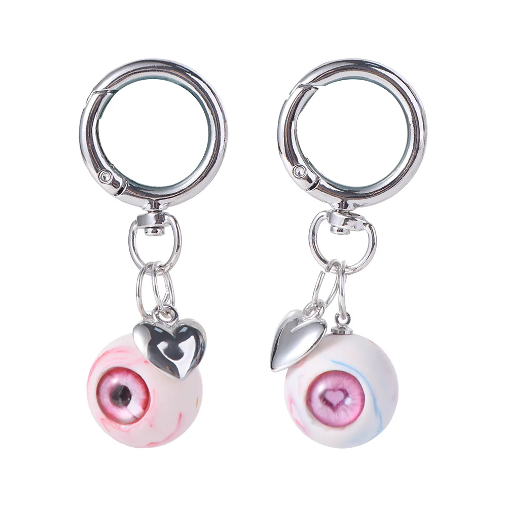 Schlüsselanhänger mit Auge im Gothic-Stil aus Harz, Augen-Charms, Halloween-Augen-Schlüsselanhänger, handgefertigtes lustiges Design, Augen-Schlüsselanhänger – Detail 5