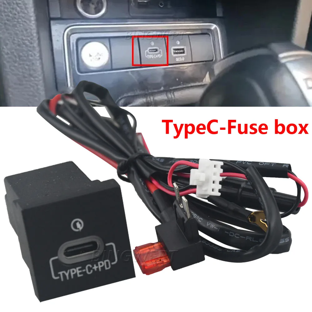 Car Accessories For VW Golf 6 MK6 Jetta 5 Scirocco 2006 - 2012 USB Charger Socket Fast Charge Adapter QC3.0 Power Outlet Switch