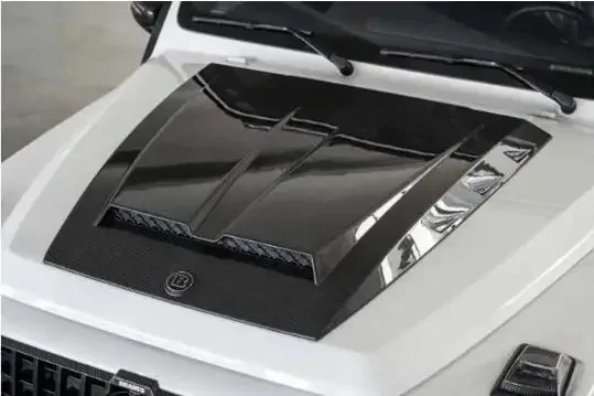 New！ FRP / Carbon Fiber Car Front Bonnet Engine Hood Vent Cover For Mercedes-Benz G-CLASS W464 G350 G500 G550 G63 AMG 2019-2023