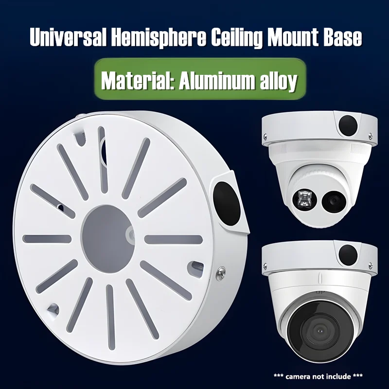 Universal Security CCTV Dome Camera Bracket Monitoring Hemispherical Support Accessories Camera Round Base Hemisphere Bracket