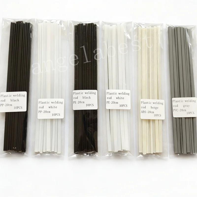 100pcs 5x2.5mm Plastic Welding Rods Bumper Repair ABS/PP/PVC/PE Welding Sticks bar Welding Soldering Supplies 20CM