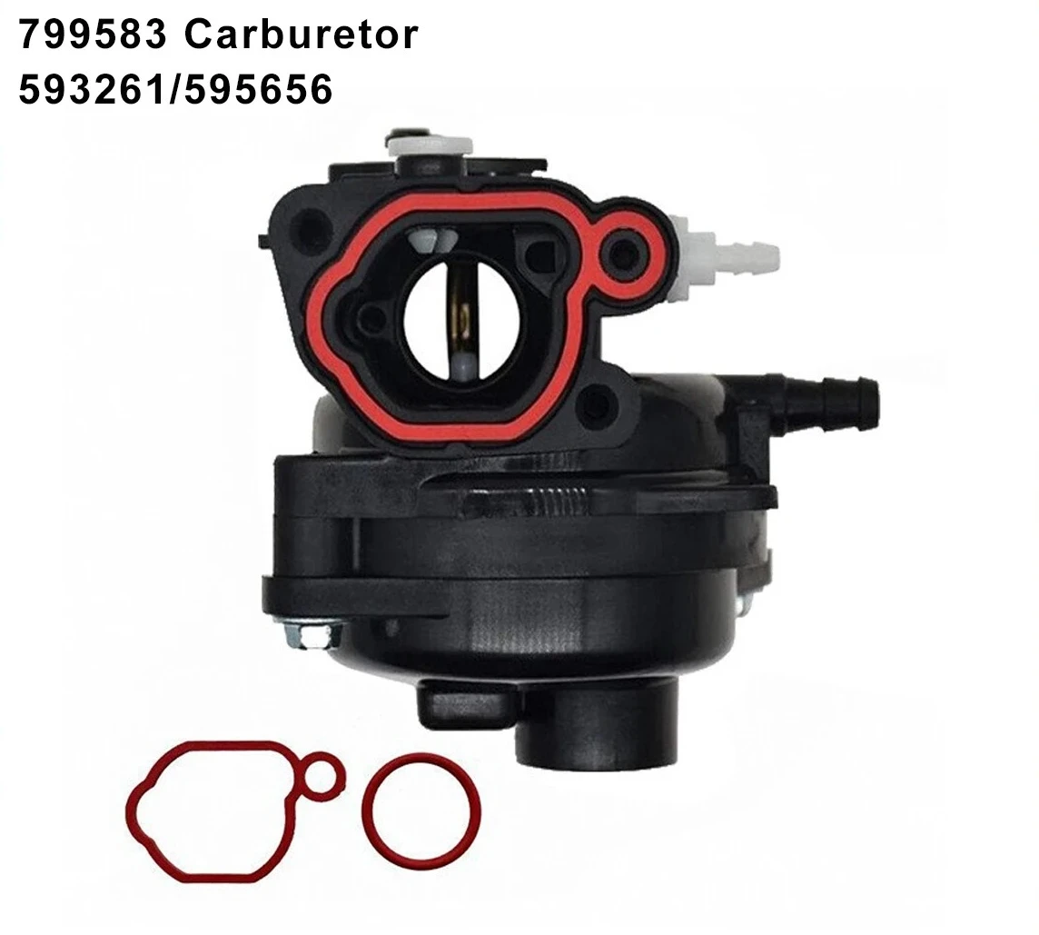 For Kawasaki Tecumseh 125cc 140cc Carburetor Set - Replaces OEM 799583, 08P502 - Compatible with 500E 550EX
