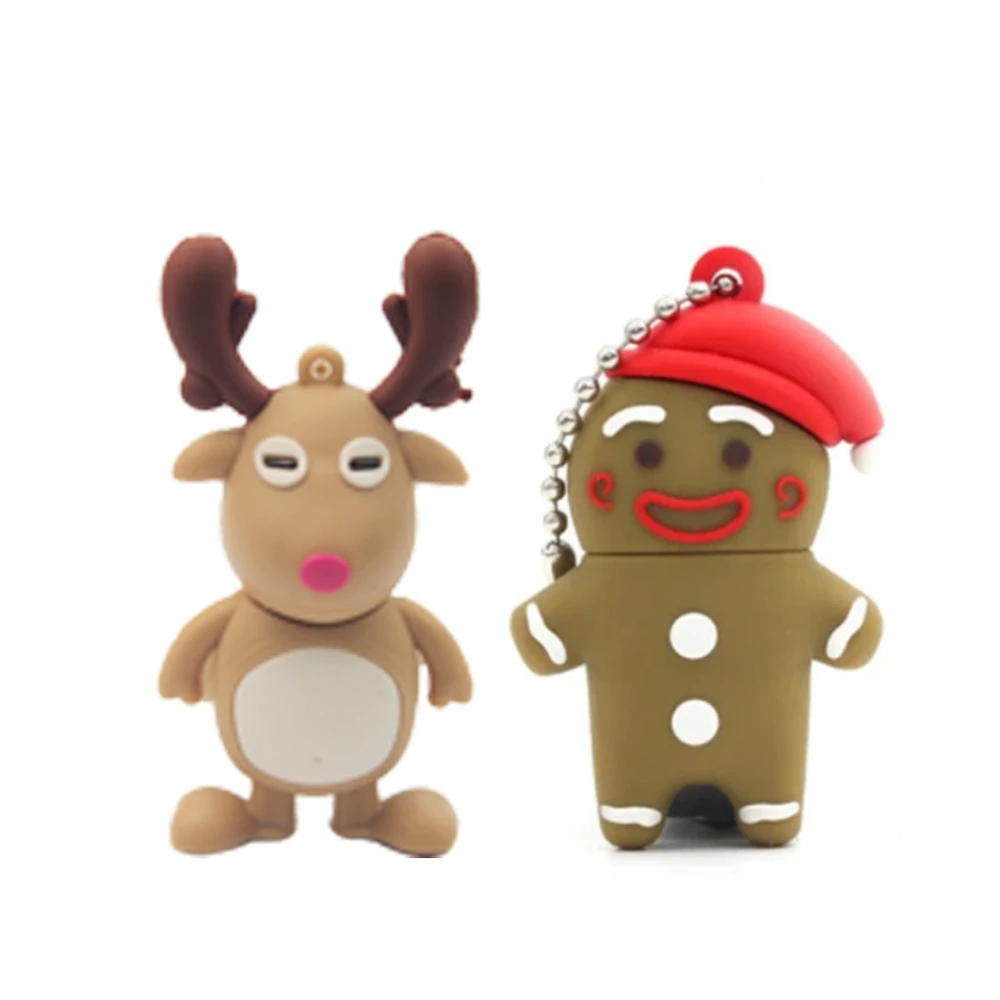 

Christmas Father Cartoon USB Flash Drive Cute Cartoon Christkindl Gift for Christmas and New Year 8GB 32GB Creative Custom USB