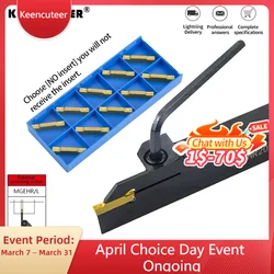 MGEHR2020/2525/3232-3/4/5 Grooving Turning Tool MGMN Carbide Insert lengthen MGEHR Straight Shank External Tool Holder Lathe Bar