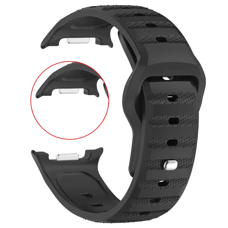 Cinturino in silicone per Samsung Galaxy Watch 8 40mm 44mm Accessori per bracciale di ricambio Cinturino Galaxy Watch 8 Classic 46mm Cintura