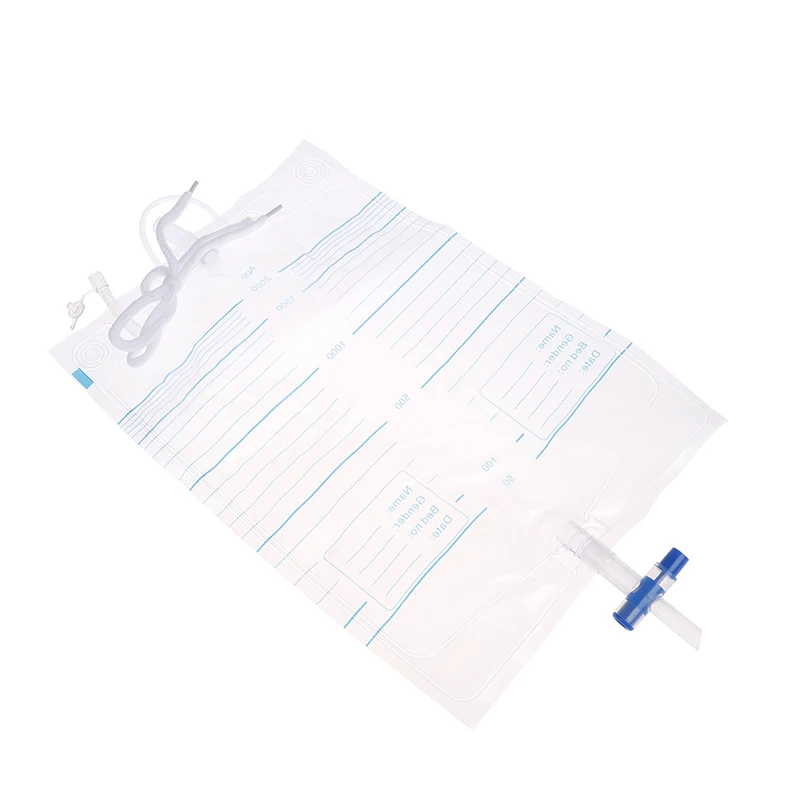 1000/2000ML PVC Reusable Medical Latex Sleeve Type Urine Bag Male Drainage Catheter Bag Urine Collector Bag Urinal Pee Holder