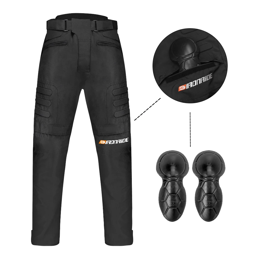 

Motorcycle Pants Summer Breathable Winter Warm Motorbike Riding Protective Men's Motorbike Trousers With Protect Gears
