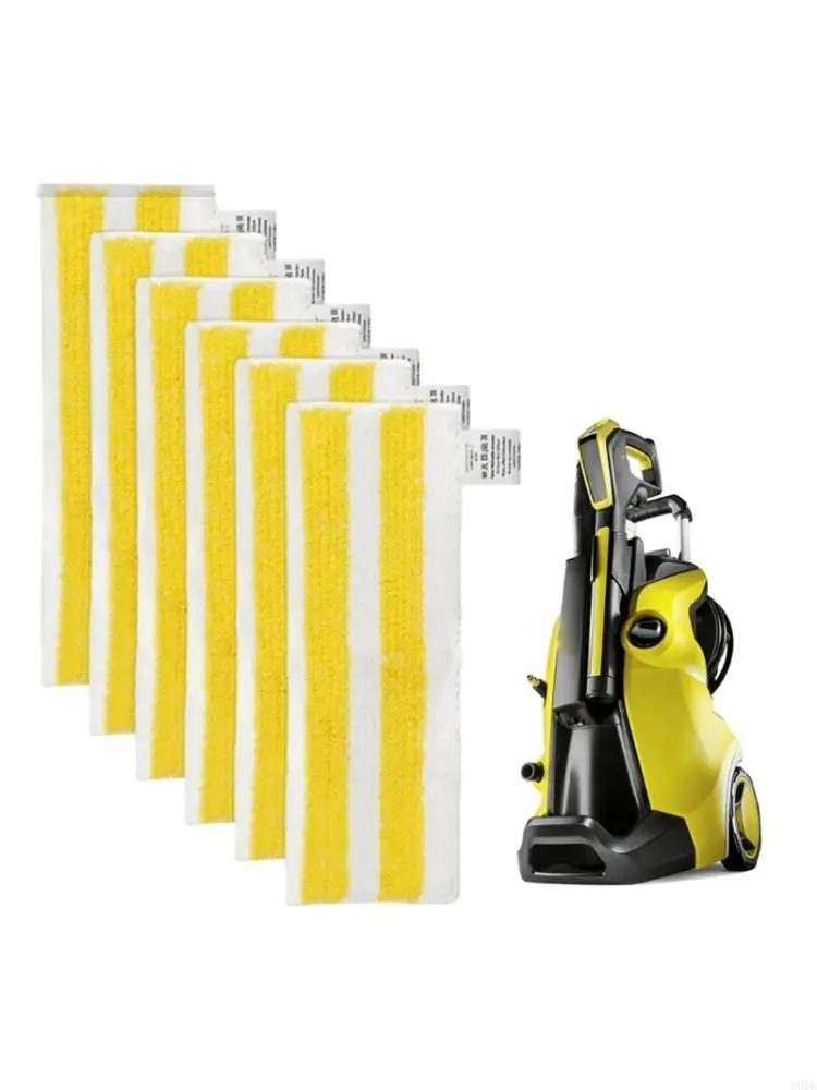   Household Steam Cleaning Cloth Set with Microfiber Mop Pads for Floor Upkeep and Nozzle-Led Wiping in Daily Care