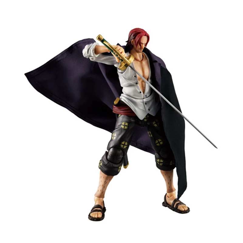 En Stock Original y genuino Mega House VARIABLE ACTION HEROES Shanks Ver.1.5 figura de acción de Anime de una pieza muñecas de modelos coleccionables