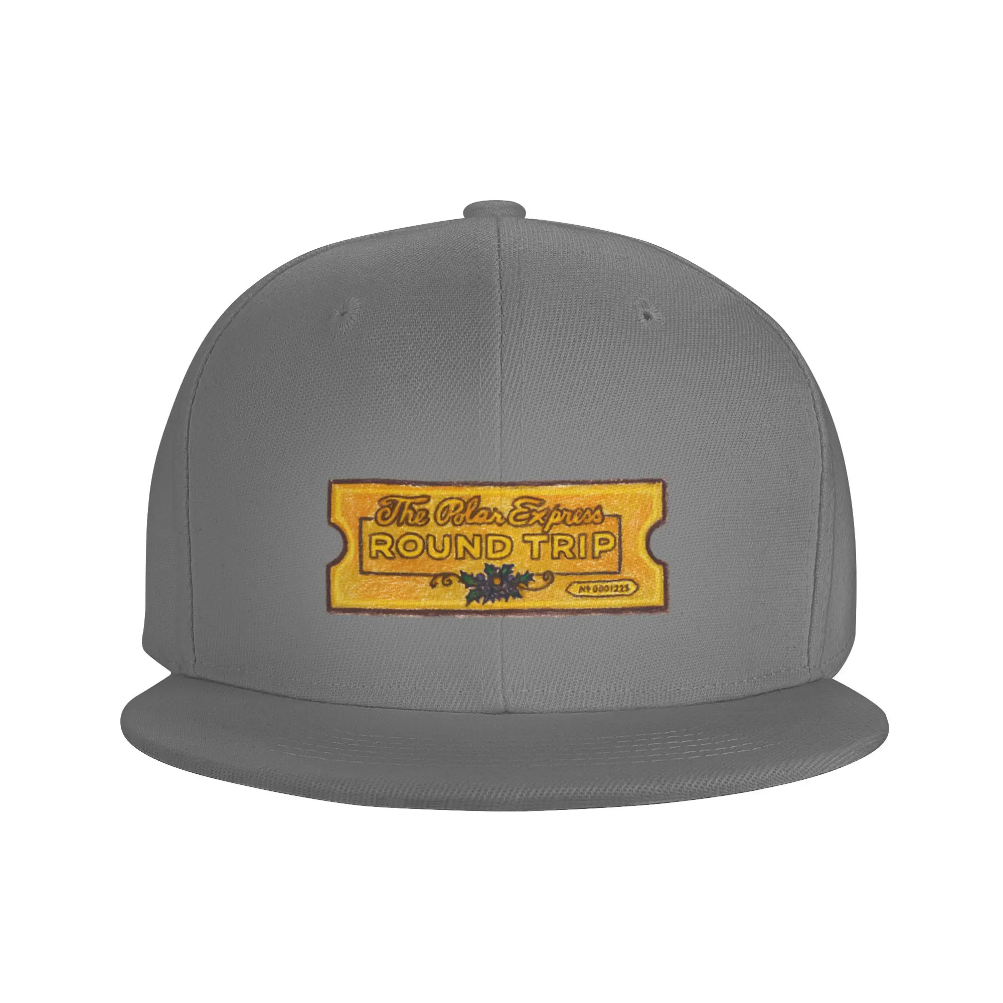 Fashion The Polar Express Ticket Flat Brim Sun Hat  Sunshade Summer Hat