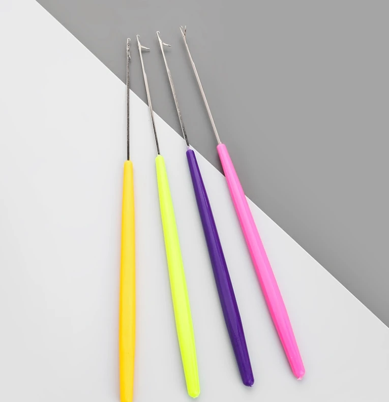 4Pcs Handle Crochet Hook Colorful Knitting Needles Single Head Crochet Knitting Yarn Crafts DIY Apparel Needles