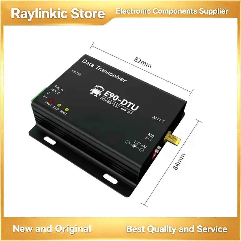 1PC LoRa Wireless Digital Radio Modem EBYTE E90-DTU16KM RS232/RS485 230/433/868/915MHz Automatic with RSSI 22/30/33/37dBm Modbus