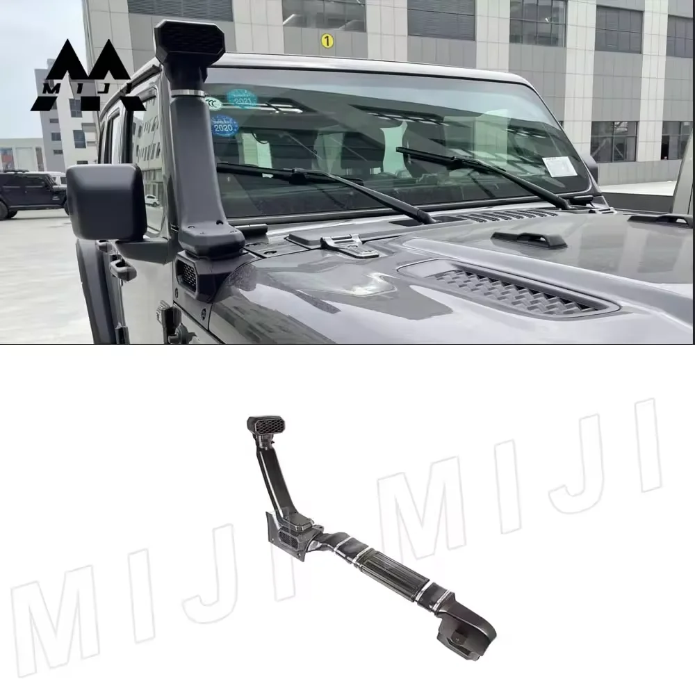 Black Wading Throat Snokle Car Body Parts Fit For Jeep Wrangler JL 2018-2023 Wading Device Accessories